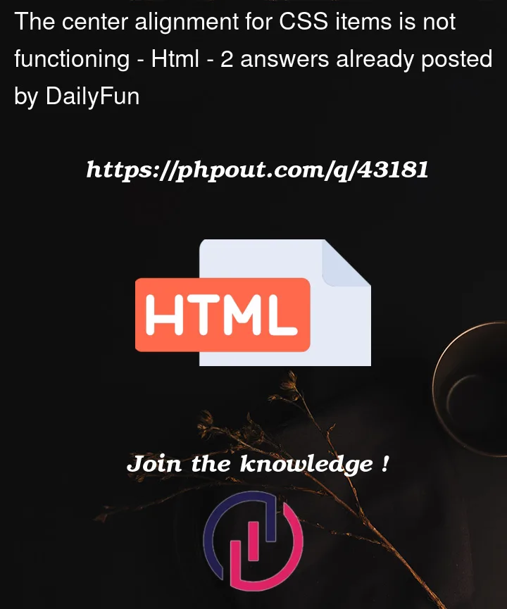 Question 43181 in Html