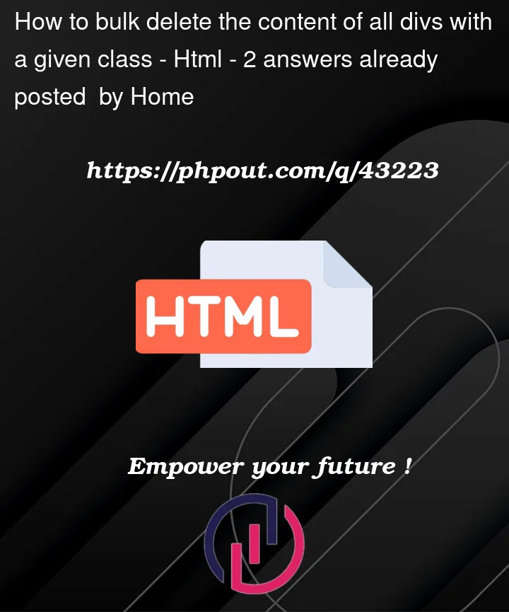 Question 43223 in Html