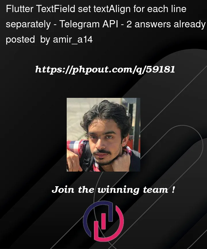 Question 59181 in Telegram API