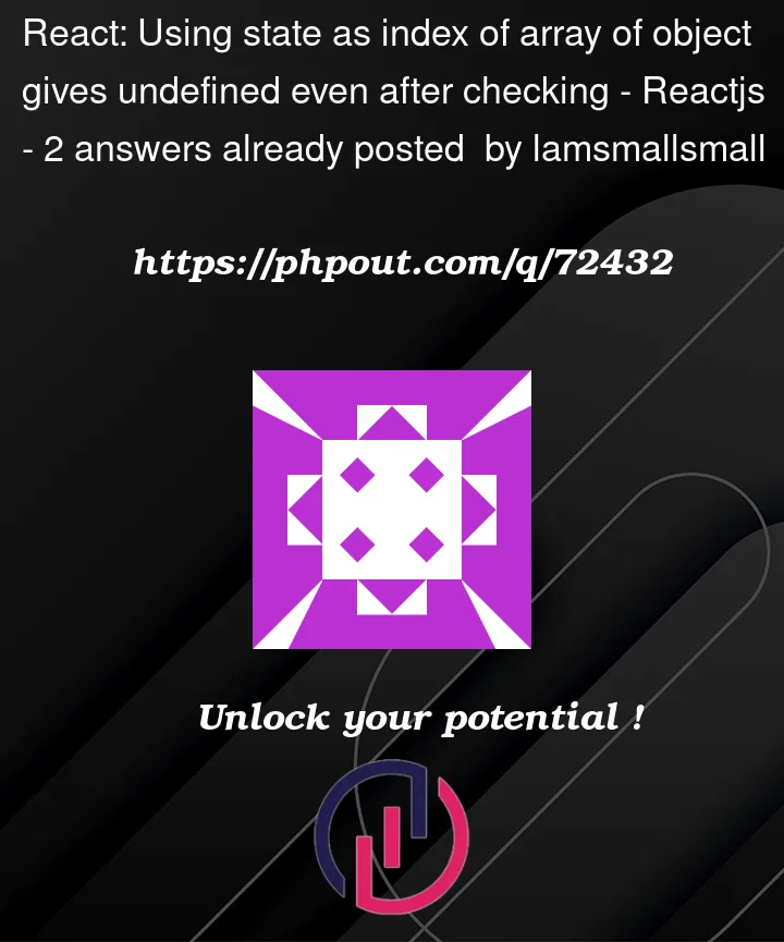 Question 72432 in Reactjs