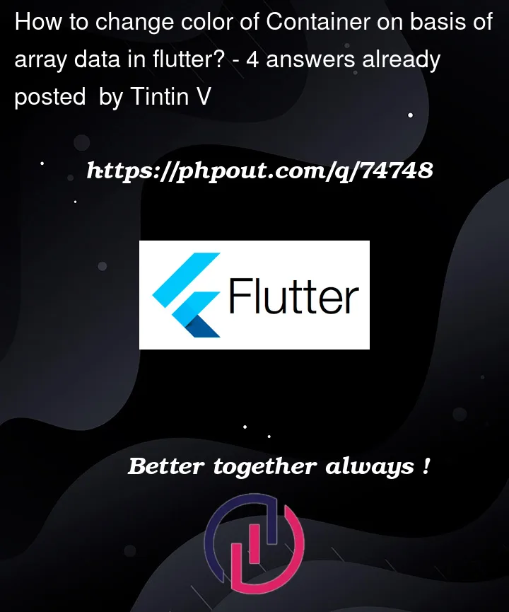 Question 74748 in Flutter