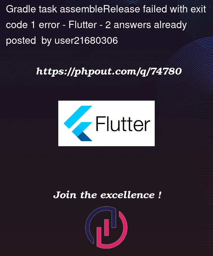 Question 74780 in Flutter