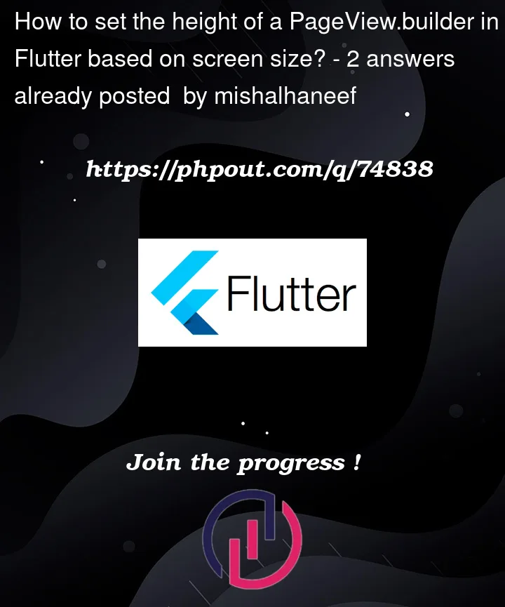 Question 74838 in Flutter