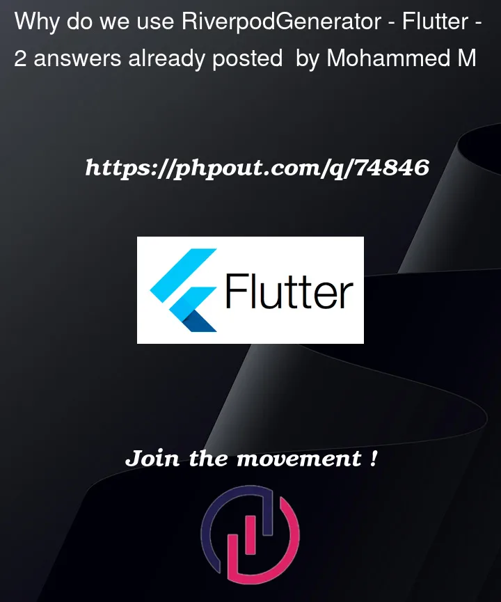 Question 74846 in Flutter