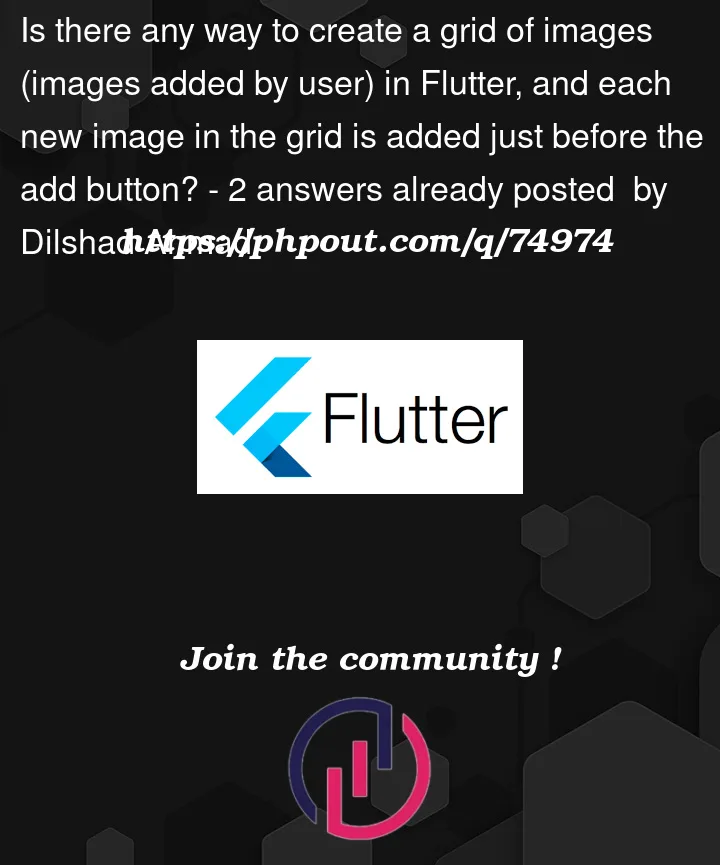Question 74974 in Flutter