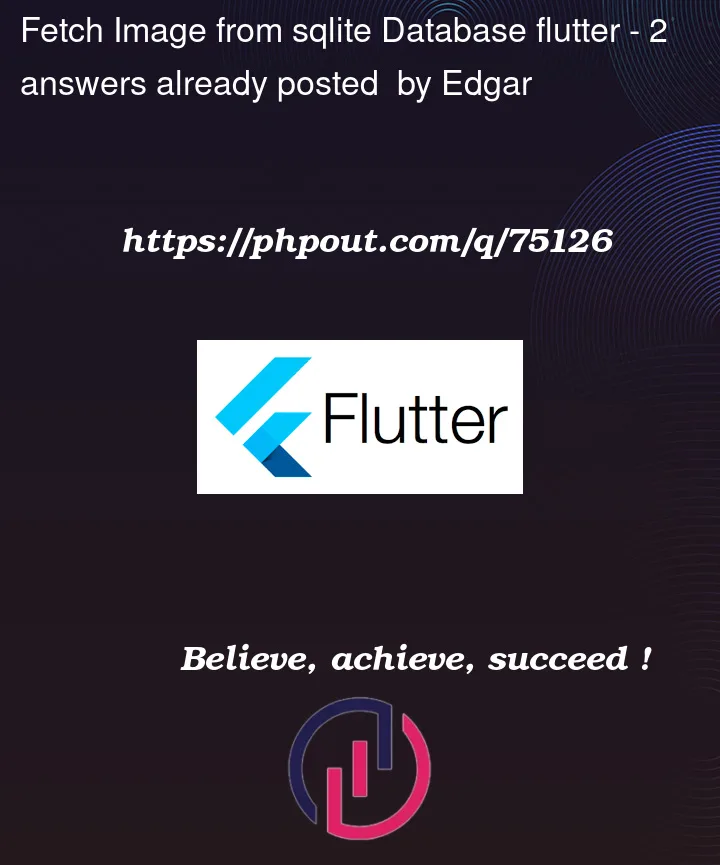 Question 75126 in Flutter