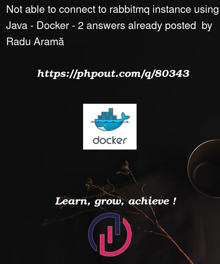 Question 80343 in Docker