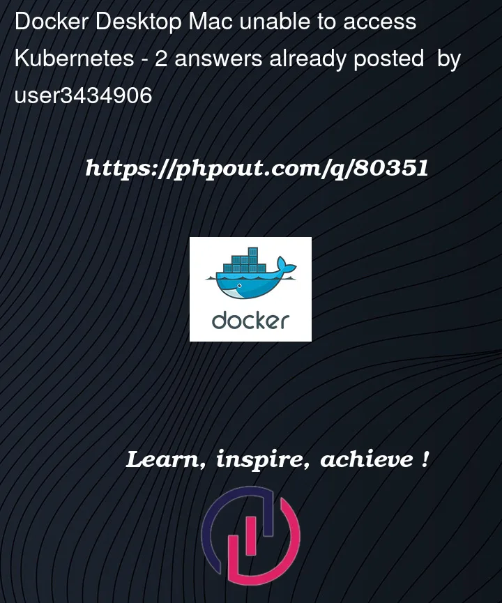 Question 80351 in Docker