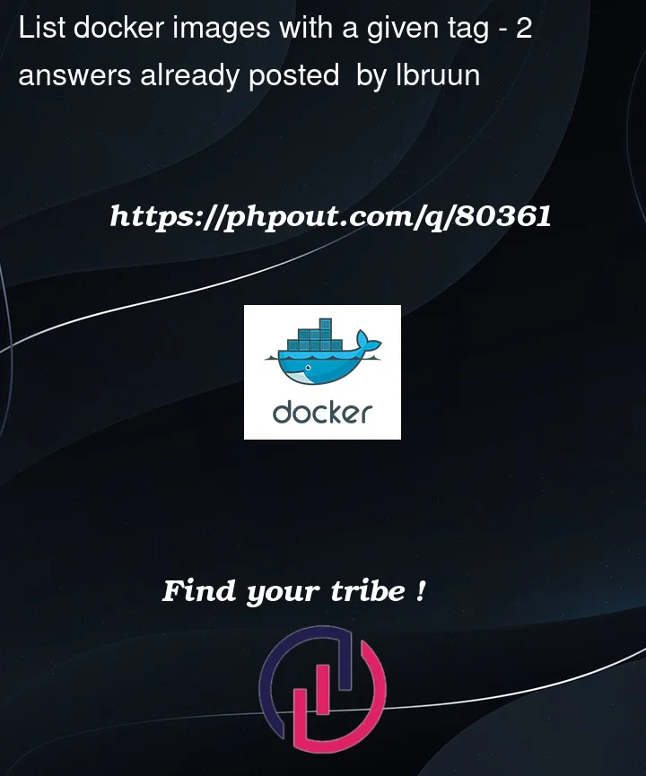 Question 80361 in Docker