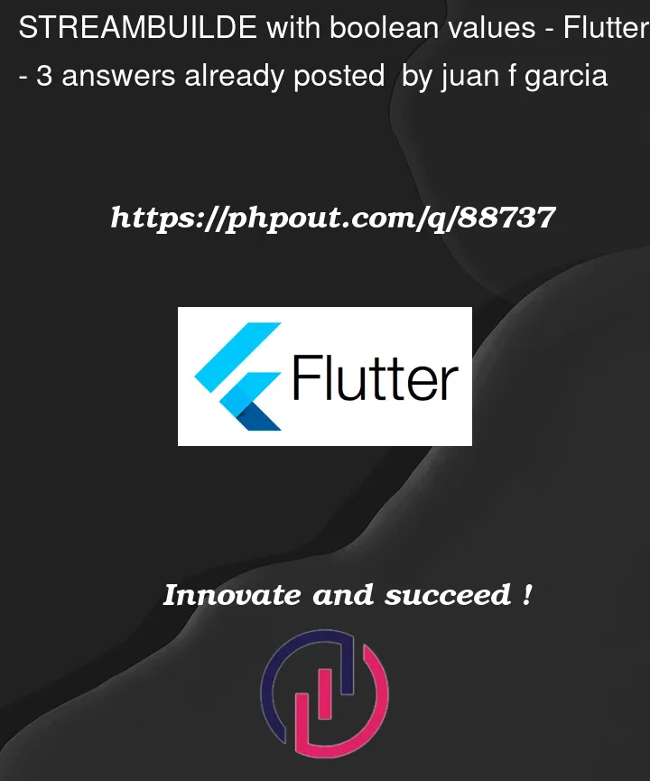 Question 88737 in Flutter
