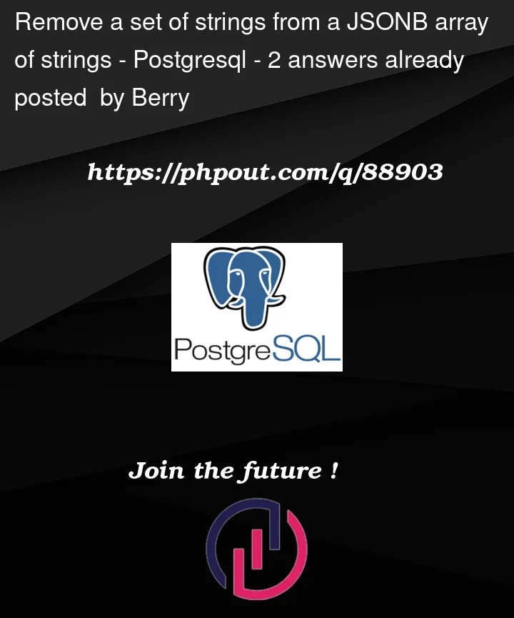 Question 88903 in PostgreSQL