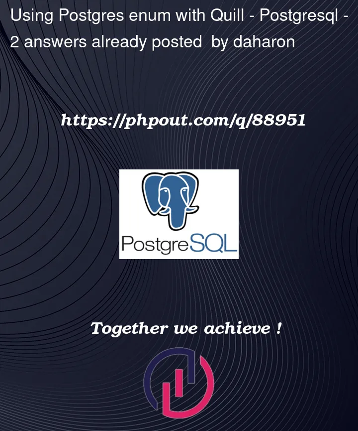 Question 88951 in PostgreSQL