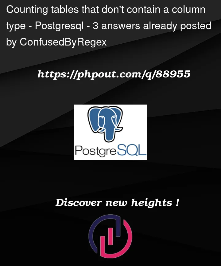 Question 88955 in PostgreSQL