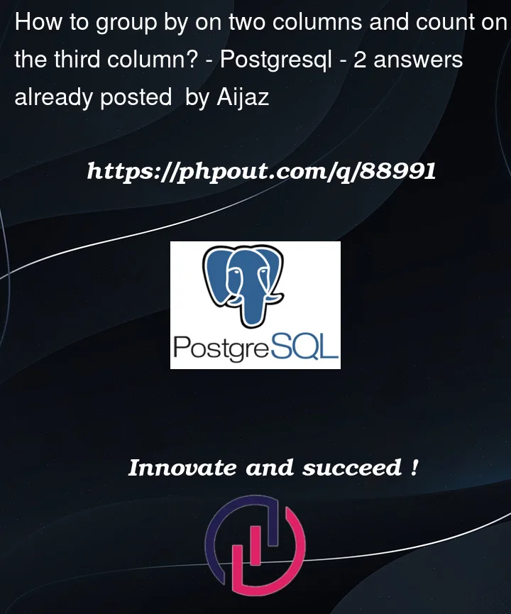 Question 88991 in PostgreSQL