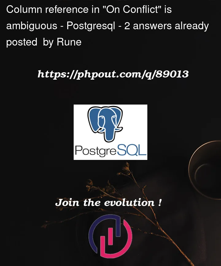 Question 89013 in PostgreSQL