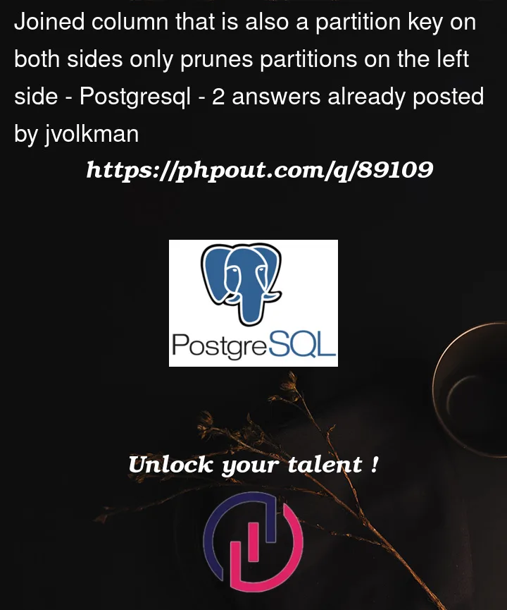 Question 89109 in PostgreSQL