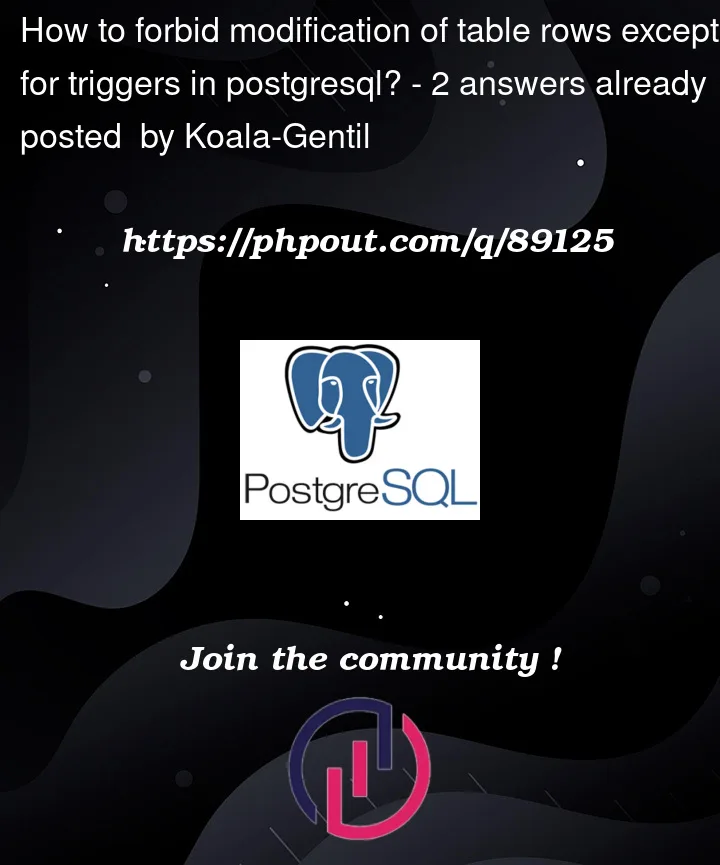 Question 89125 in PostgreSQL