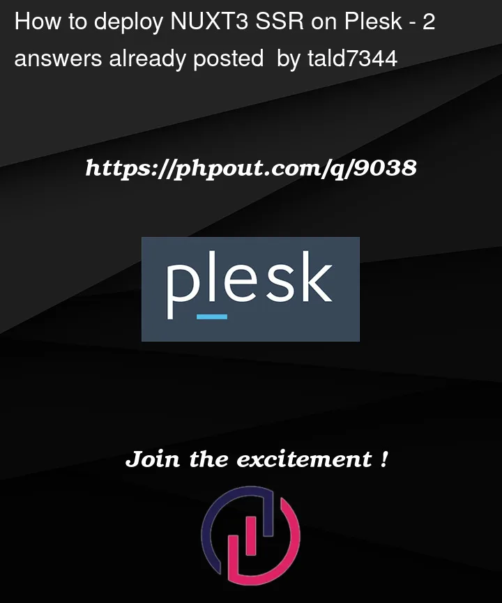 Question 9038 in Plesk