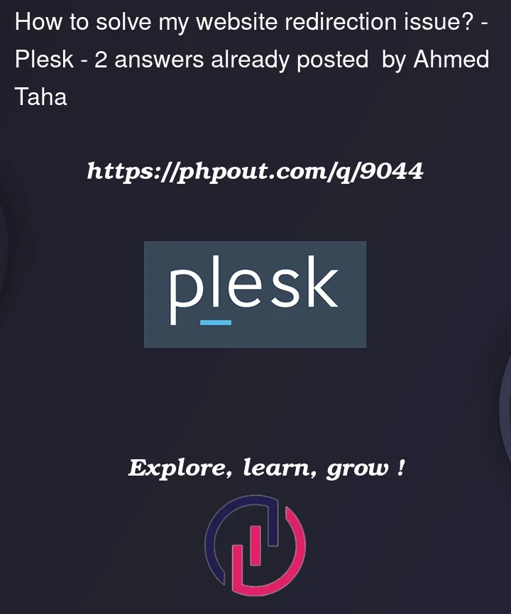 Question 9044 in Plesk