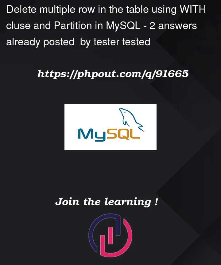 Question 91665 in Mysql