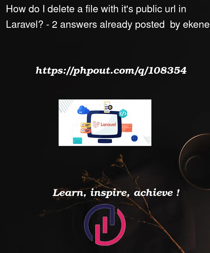 Question 108354 in Laravel