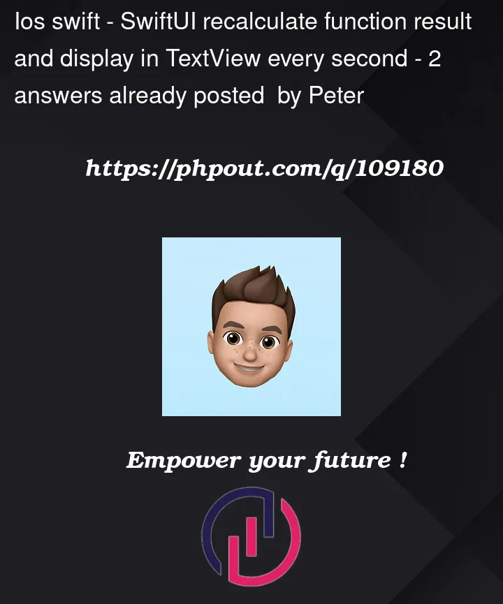 Question 109180 in IOS Swift