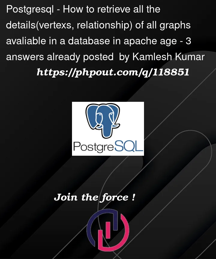 Question 118851 in PostgreSQL