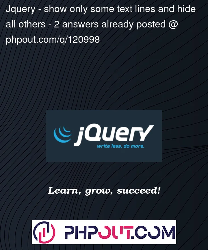 Question 120998 in Jquery