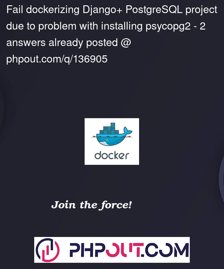 Question 136905 in Docker