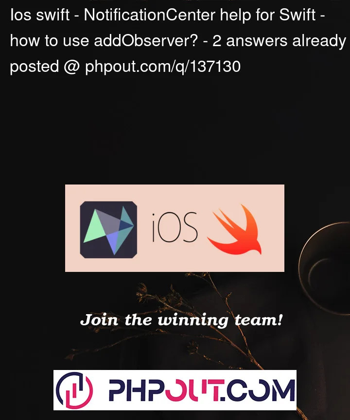 Question 137130 in IOS Swift