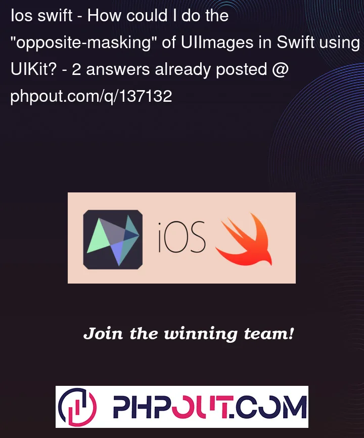 Question 137132 in IOS Swift