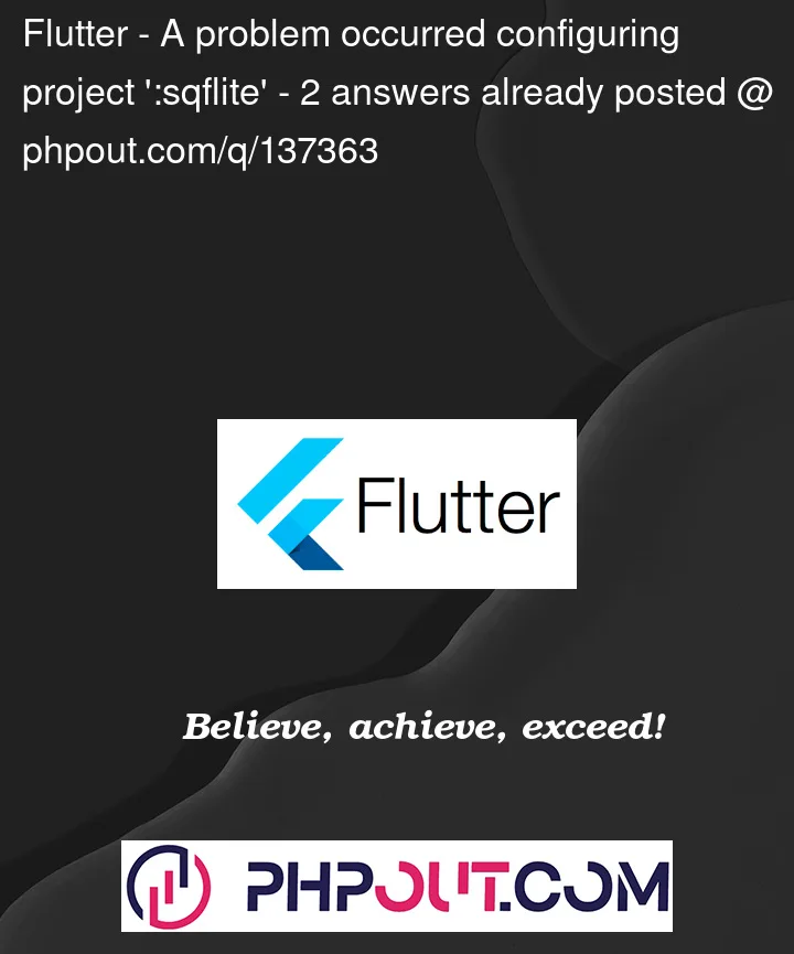 Question 137363 in Flutter