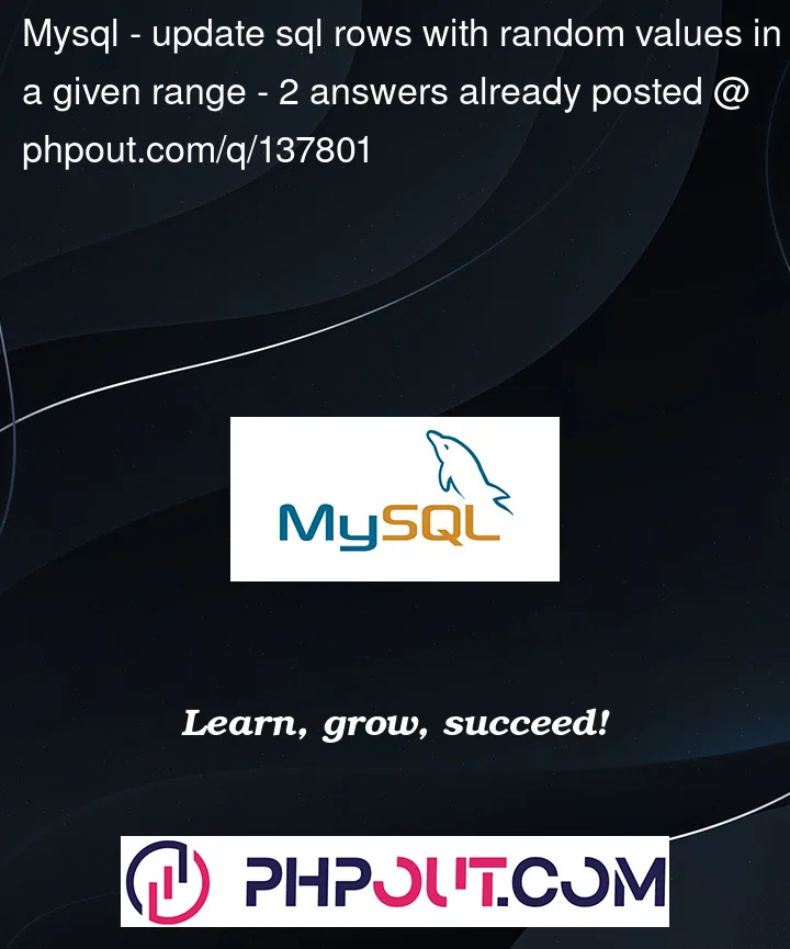 Question 137801 in Mysql