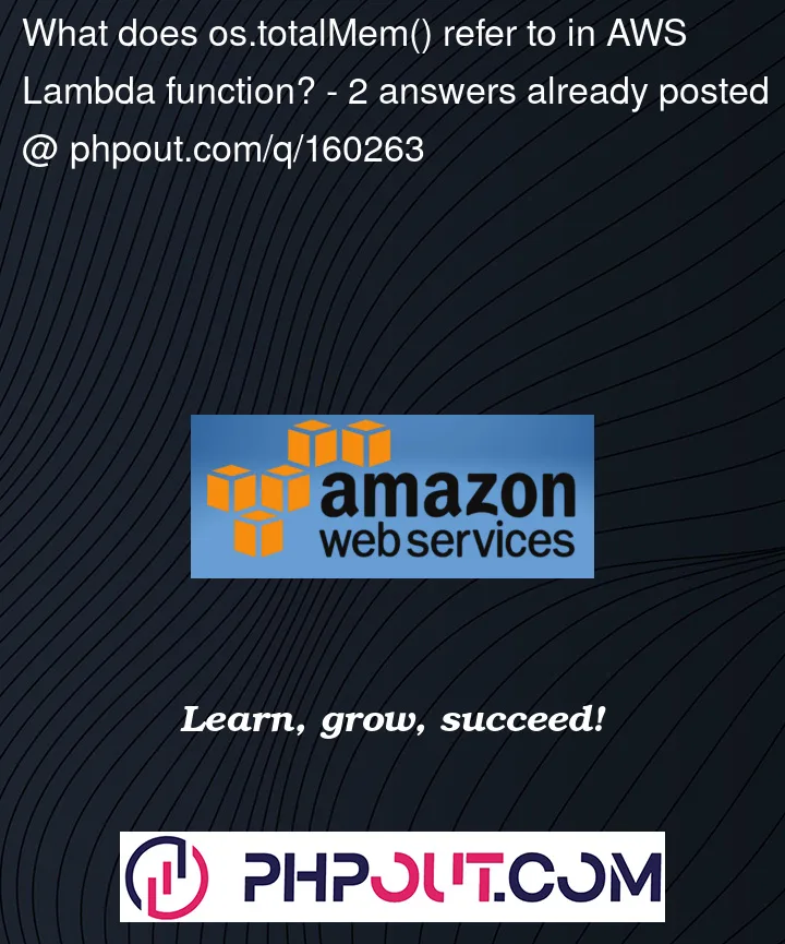 Question 160263 in Amazon Web Sevices