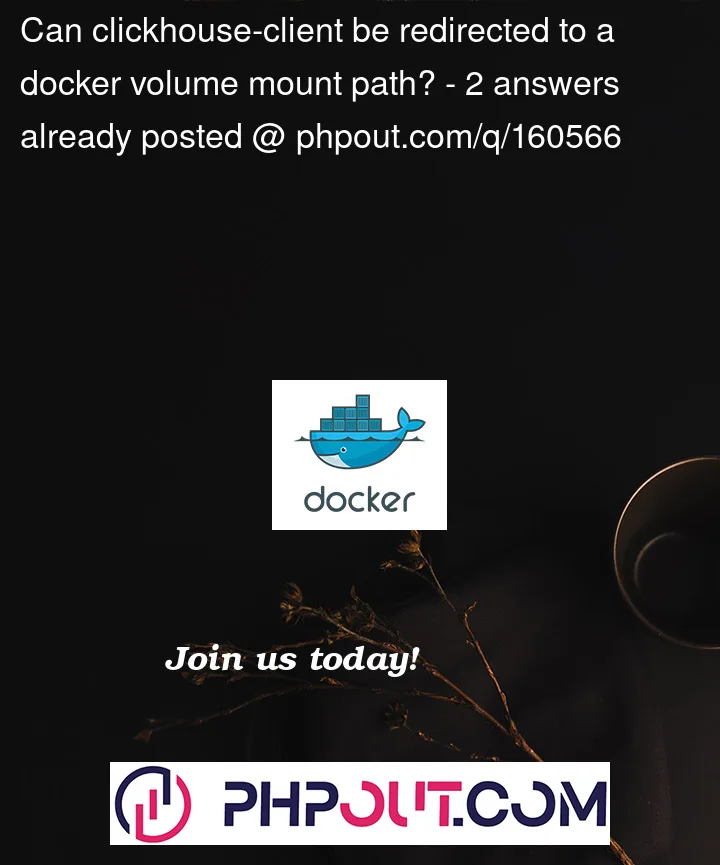 Question 160566 in Docker