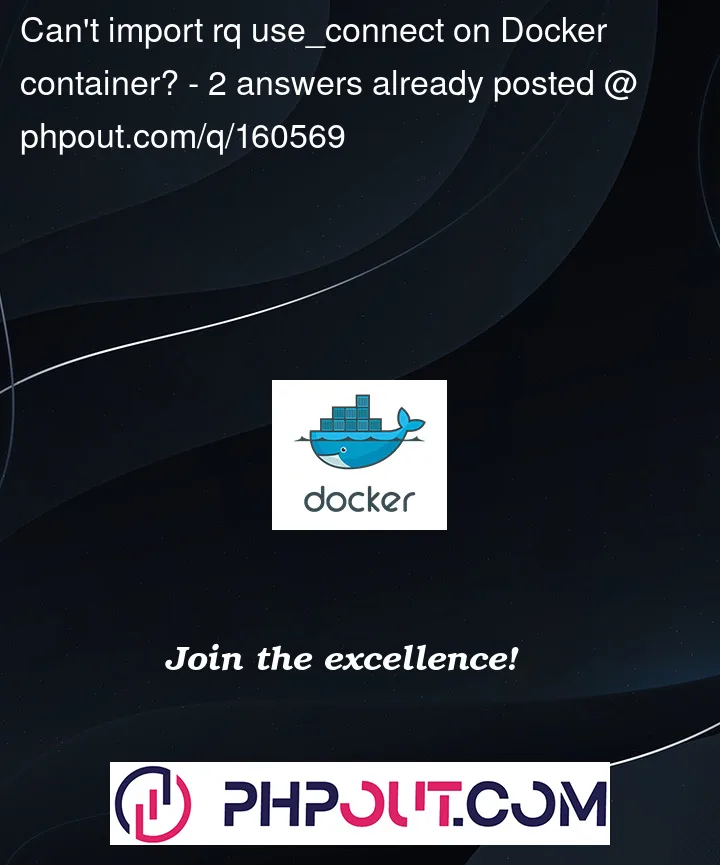 Question 160569 in Docker