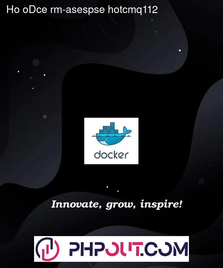 Question 161728 in Docker