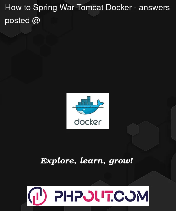 Question 161740 in Docker