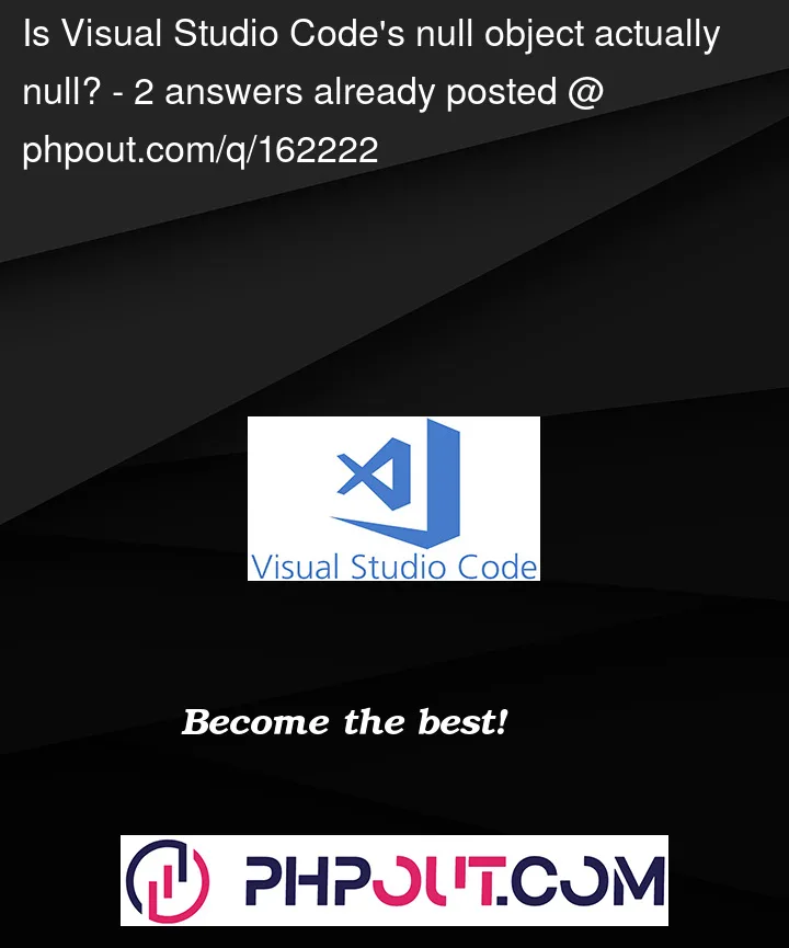 Question 162222 in Visual Studio Code