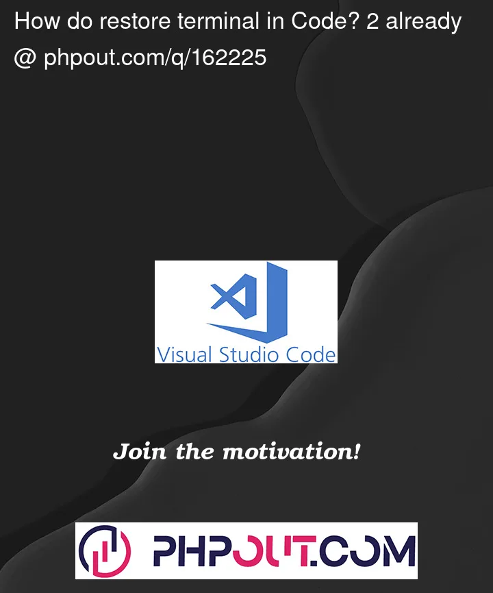 Question 162225 in Visual Studio Code