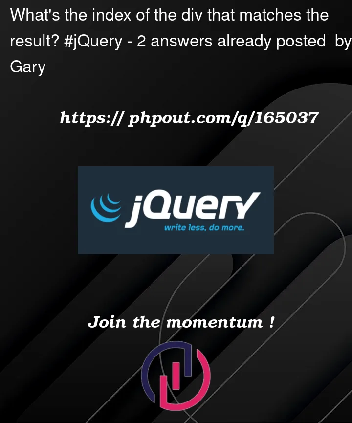 Question 165037 in Jquery