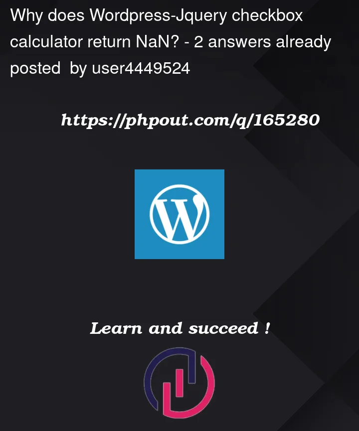 Question 165280 in Wordpress