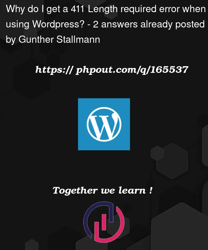 Question 165537 in Wordpress