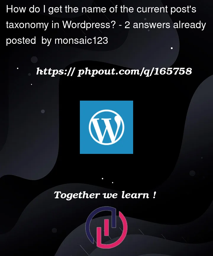 Question 165758 in Wordpress