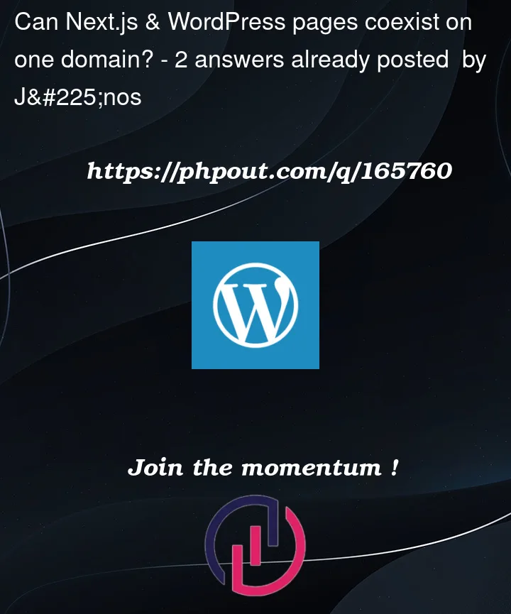 Question 165760 in Wordpress