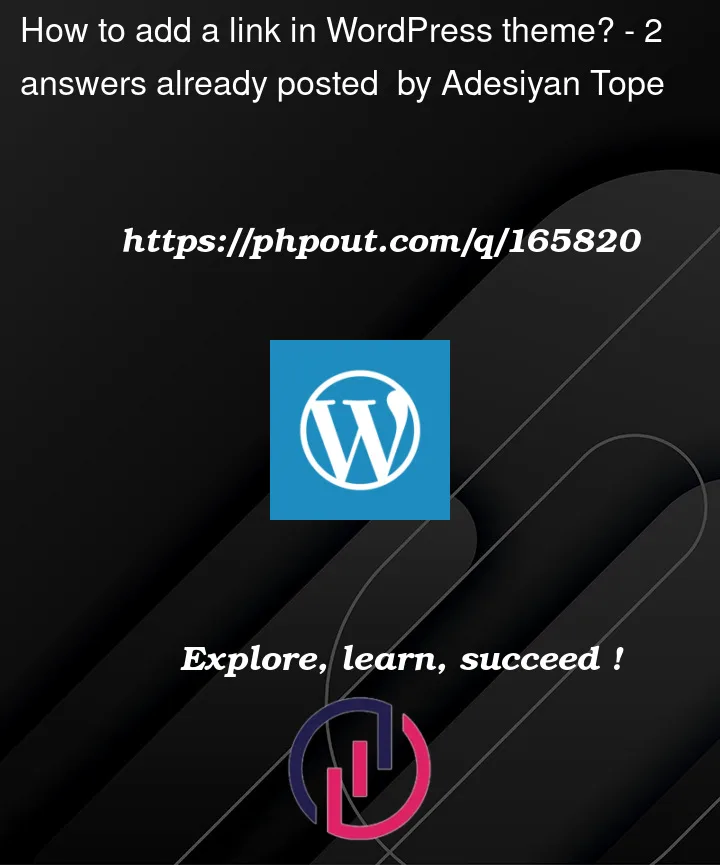 Question 165820 in Wordpress