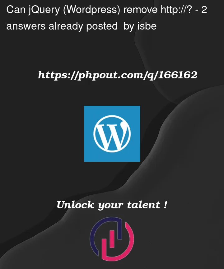 Question 166162 in Wordpress