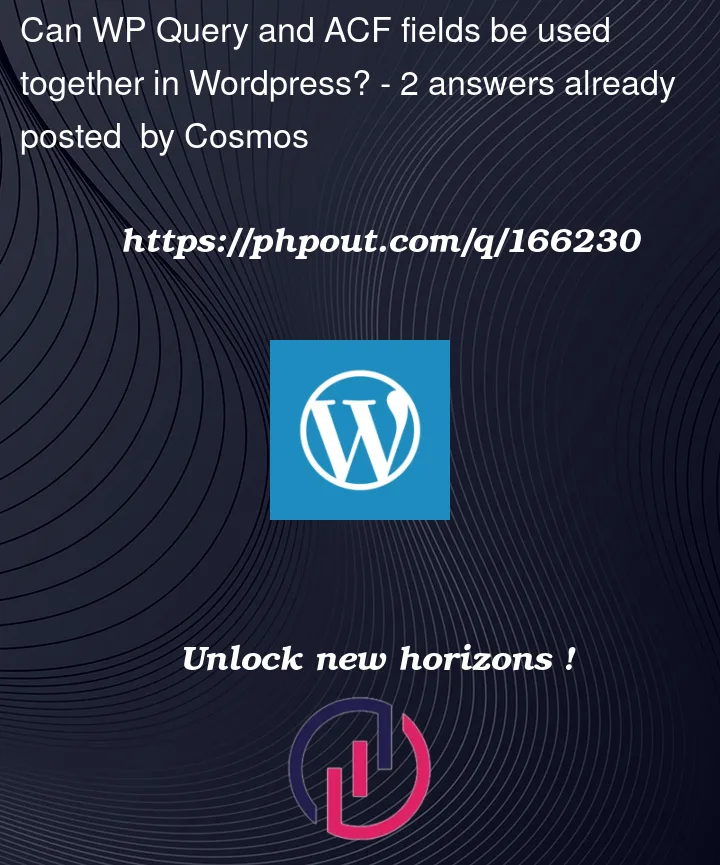 Question 166230 in Wordpress