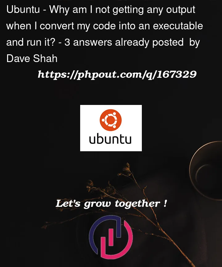 Question 167329 in Ubuntu