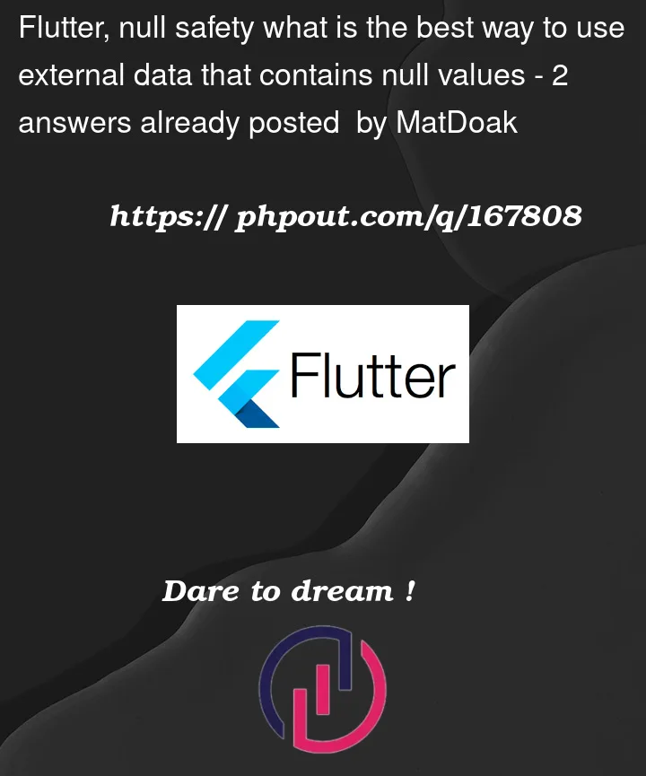 Question 167808 in Flutter